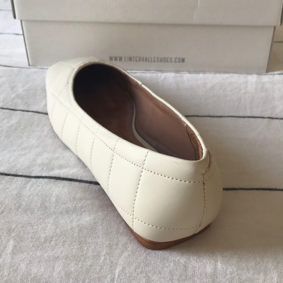 Quilted square-toe ballet flats - L’intervalle - Picture 4 of 5